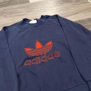 Vintage adidas crewneck sweatshirt 80s S